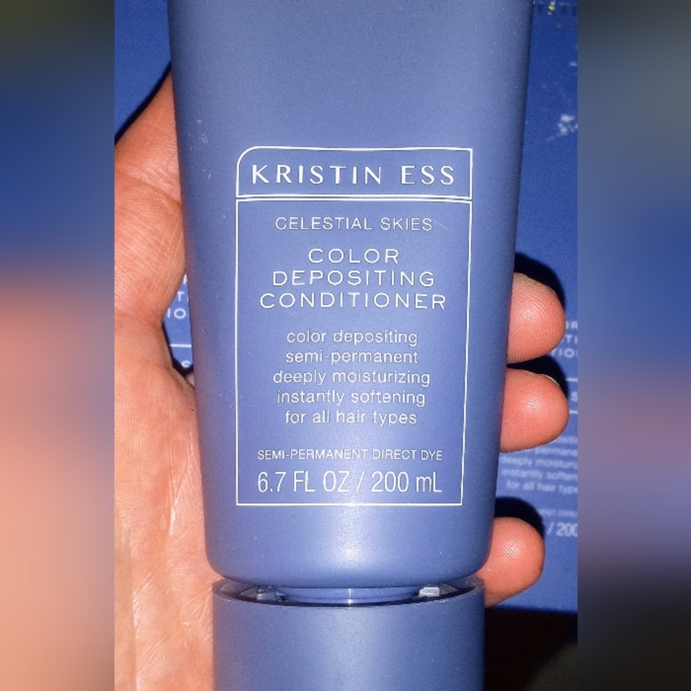 Kristin Ess celestial skies color  depositing conditioner 6.7fl Oz. Each.